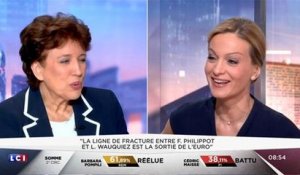 Selon Roseline Bachelot, une "explosion" entre Emmanuel Macron et François Bayrou est "inévitable".