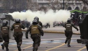 Affrontements lors d’une manifestation étudiante au Chili