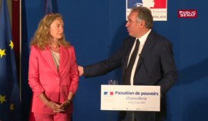 « Vous avez beaucoup de chance », déclare François Bayrou à Nicole Belloubet