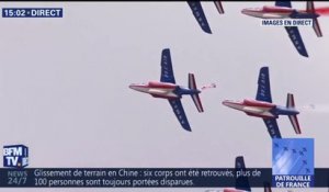 Regardez le ballet aérien de la Patrouille de France