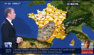 Les orages arrivent et les températures chutent