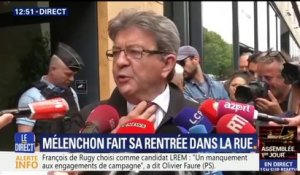 "Nous entrons dans un régime de coups de force politiques", dénonce Jean-Luc Mélenchon