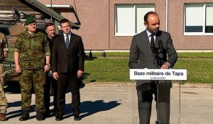 Rencontre avec les troupes Françaises sur la base de Tapa (Estonie)