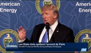 Etats-Unis: Donald Trump se félicite de sa politique climatique