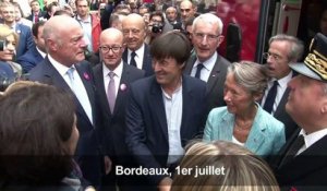 Inauguration du nouveau TGV entre Paris et Bordeaux