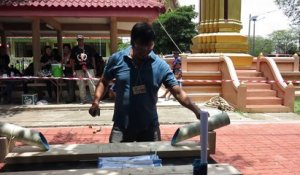 Compétition de couteau en Thaïlande