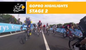 GoPro Highlights - Étape 2 / Stage 2 - Tour de France 2017