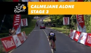 Calmejane seul / alone - Étape 3 / Stage 3 - Tour de France 2017