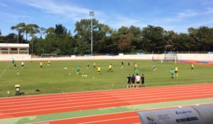 Les joueurs du Sco d'Angers préparent leur début de saison