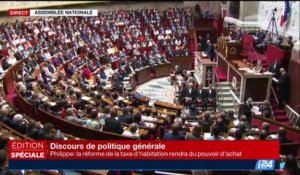 Le discours de politique générale d'Édouard Philippe à l'Assemblée nationale
