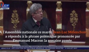 «Ceux qui ne sont rien »: Mélenchon répond à Macron