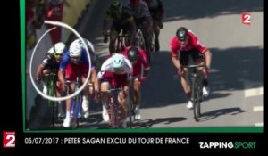 Zap Sport du 5 Juillet : Peter Sagan exclu du Tour de France