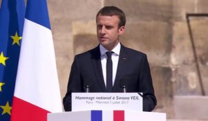 Emmanuel Macron annonce que Simone Veil "reposera au Panthéon"