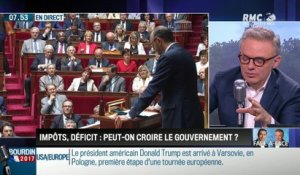 Brunet & Neumann: Impôts, déficit: peut-on croire le gouvernement ? - 06/07