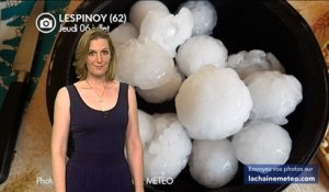 Orages au nord : grêlons géants et spectaculaires nuages hier