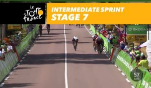 Sprint intermédiaire / intermediate  - Étape 7 / Stage 7 - Tour de France 2017