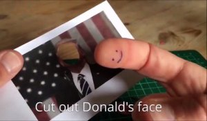 Tuto pour fabriquer votre photo-relief de Donald Trump... Ahaha