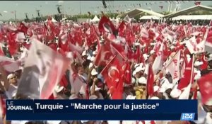 "Marche pour la justice" en Turquie: l'opposition réunit des dizaines de milliers de personnes