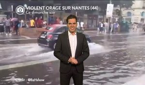 Orage diluvien sur Nantes : les images