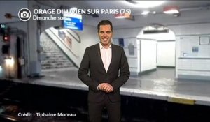 Orage diluvien sur Paris : des images impressionnantes