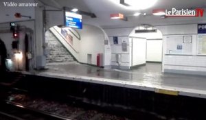Orages : le métro parisien prend l'eau