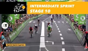 Intermediate sprint / sprint intermédiaire - Étape 10 / Stage 10 - Tour de France 2017