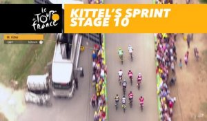Le sprint de Kittel / Kittel's sprint - Étape 10 / Stage 10 - Tour de France 2017