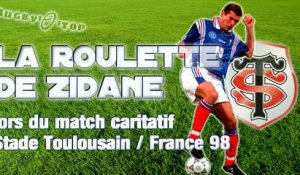 Zidane met le feu dans les défenses du Stade Toulousain en faisant sa fameuse roulette