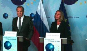 Mogherini: "nous n’avons pas les même positions" avec la Russie
