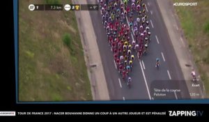 Tour de France 2017 : Nacer Bouhanni pénalisé pour avoir poussé un coureur Quick-Step (vidéo)