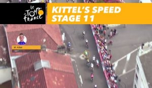 La visitesse de Kittel / Kittel's speed - Étape 11 / Stage 11 - Tour de France 2017