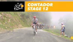 Attaque de Contador / El Pistolero attacks - Étape 12 / Stage 12 - Tour de France 2017