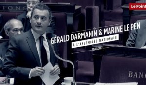 Gérald Darmanin répond à Marine Le Pen à l'assemblée nationale
