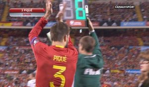 Qualifications Coupe du Monde 2018 - Piqué sort sous les applaudissements du public d'Alicante