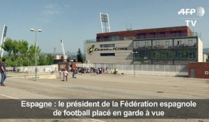Football: le président de la Fédération espagnole en garde à vue