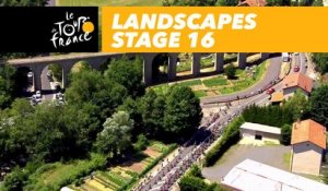 Paysages du jour / Landscapes of the day - Étape 16 / Stage 16 - Tour de France 2017