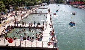 Les Parisiens se ruent vers la nouvelle piscine naturelle de la Villette