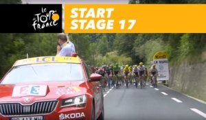 Départ / Start - Étape 17 / Stage 17 - Tour de France 2017