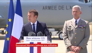 Emmanuel Macron confirme vouloir porter le budget de la Défense à 2% du PIB d'ici à 2025