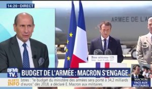 "Je sais ce que la Nation vous doit", lance Emmanuel Macron aux militaires