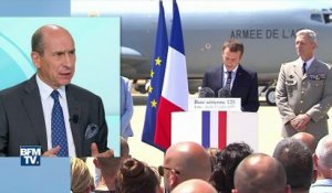 Devant les militaires, Emmanuel Macron a notamment évoqué leur "vie de famille"