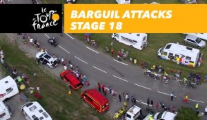 Barguil attaque / attacks - Étape 18 / Stage 18 - Tour de France 2017