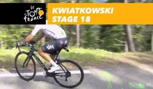 Kwiatkowski s'arrête / stops - Étape 18 / Stage 18 - Tour de France 2017