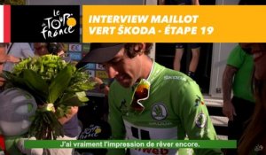 L'interview du maillot vert ŠKODA - Étape 19 - Tour de France 2017