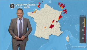 Bilan en images des orages en France samedi