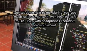 Ce hacker va couper la ligne internet d'un client de cybercafé qui met la musique à fond