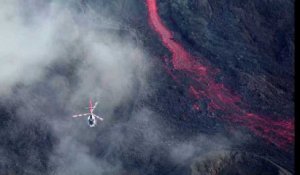 La Réunion : le piton de la Fournaise en éruption