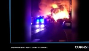 Incendies dans le Sud-est de la France : Des centaines d’hectares complètement ravagés (vidéo)