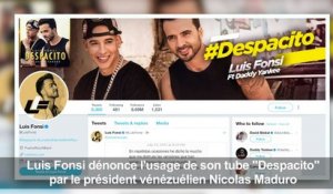 Luis Fonsi dénonce l'usage de son tube "Despacito" par Maduro