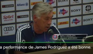 ICC - Ancelotti : ''James Rodríguez a bien joué''